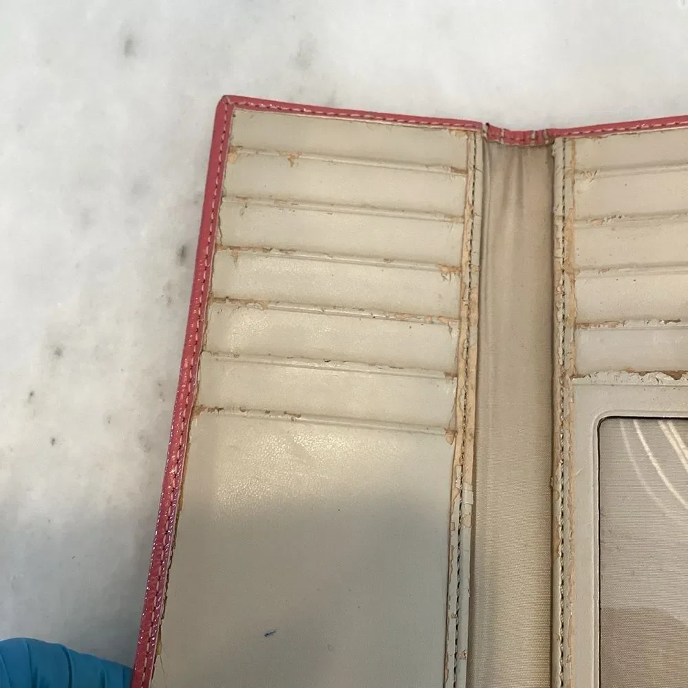 Coach Wallet Canvas Jacquard Signature Logo Slim Snap Wallet
